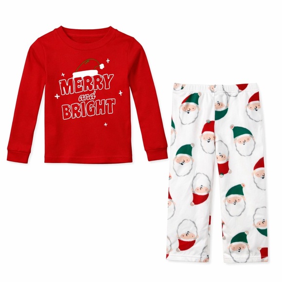 Carter’s Merry and Bright Kids Pajama Set - Picture 1 of 4